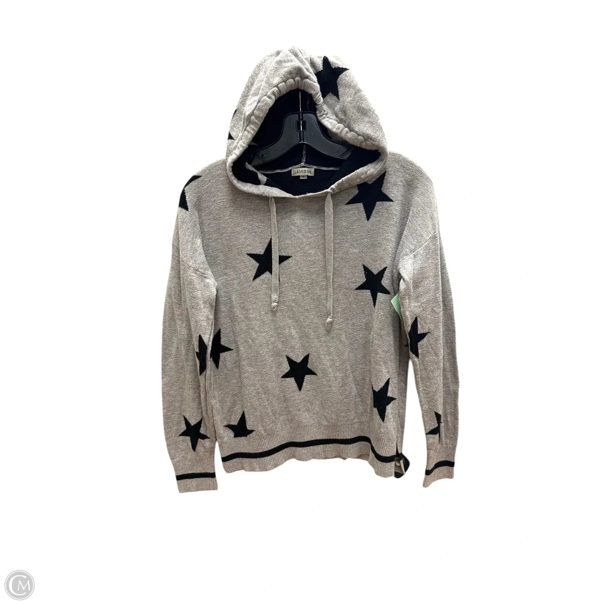 Sweatshirt Hoodie By Jamison In Grey, Size: S Downtown Cool Model Glow