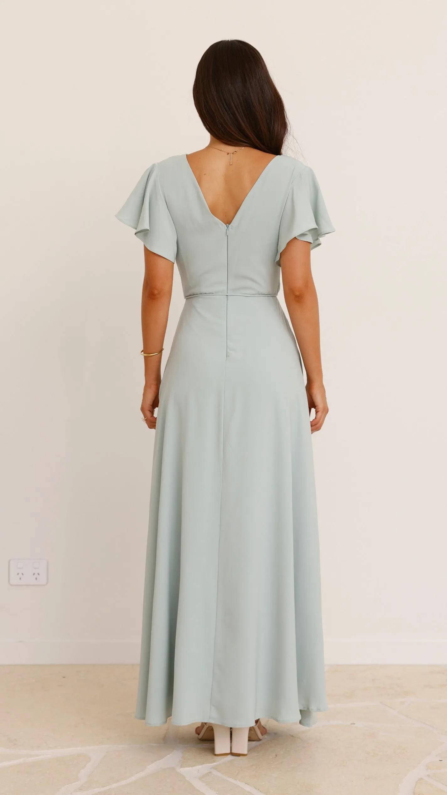 Weekend Escape Charlize Maxi Dress - Sage
