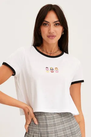 Daily Favorite Anti microbial coating White T-Shirt Short Sleeve