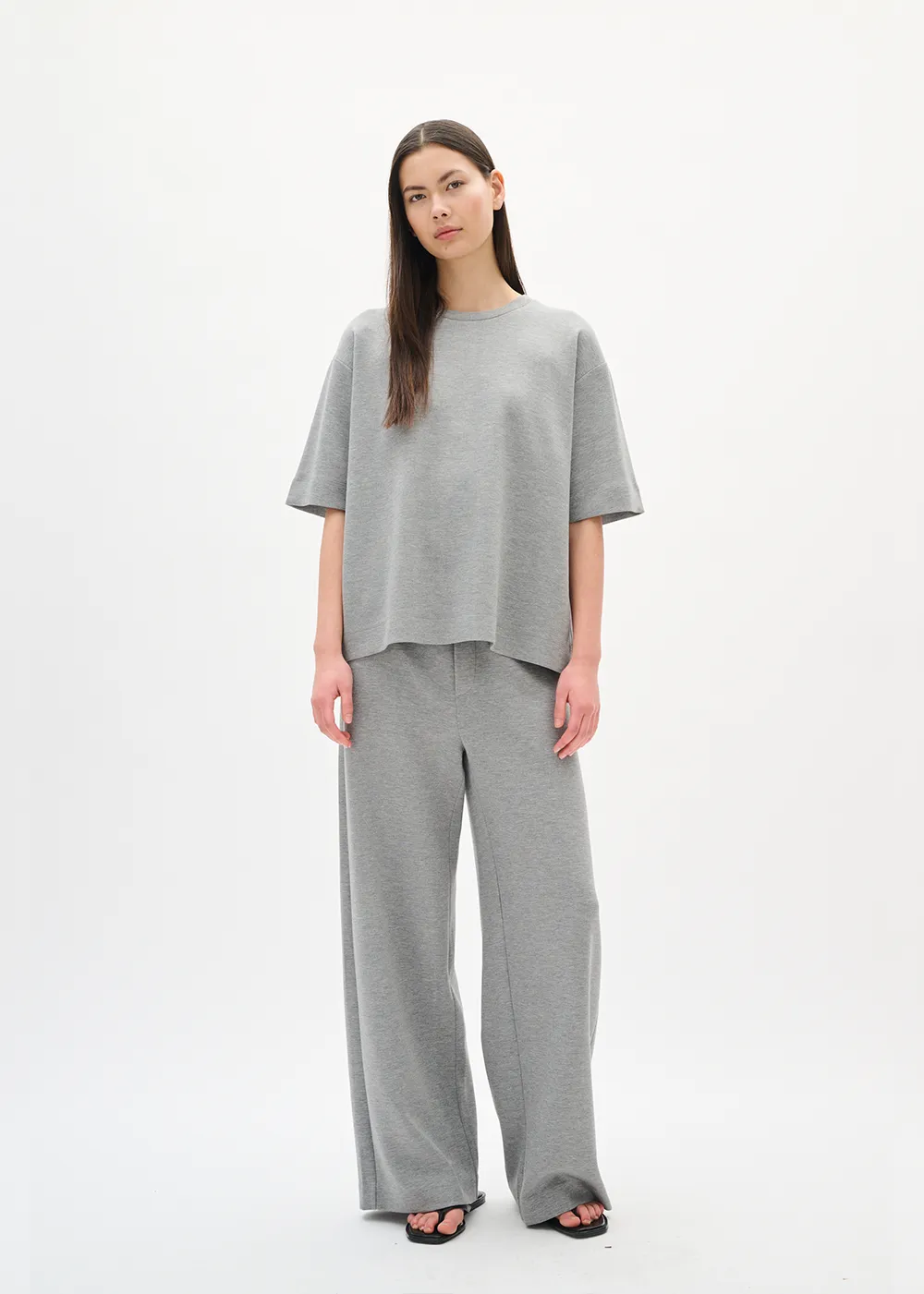 Gincette Melange Pants Hypoallergenic fabric