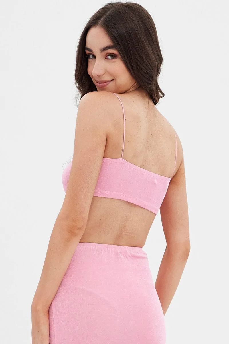 EcoDye Process Pink Singlet Top