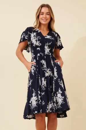Trendy Fashion SANDY FLORAL SHORT DRESS
