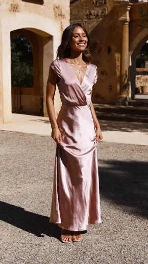 Ocean Air Selma Maxi Dress - Dusty Pink