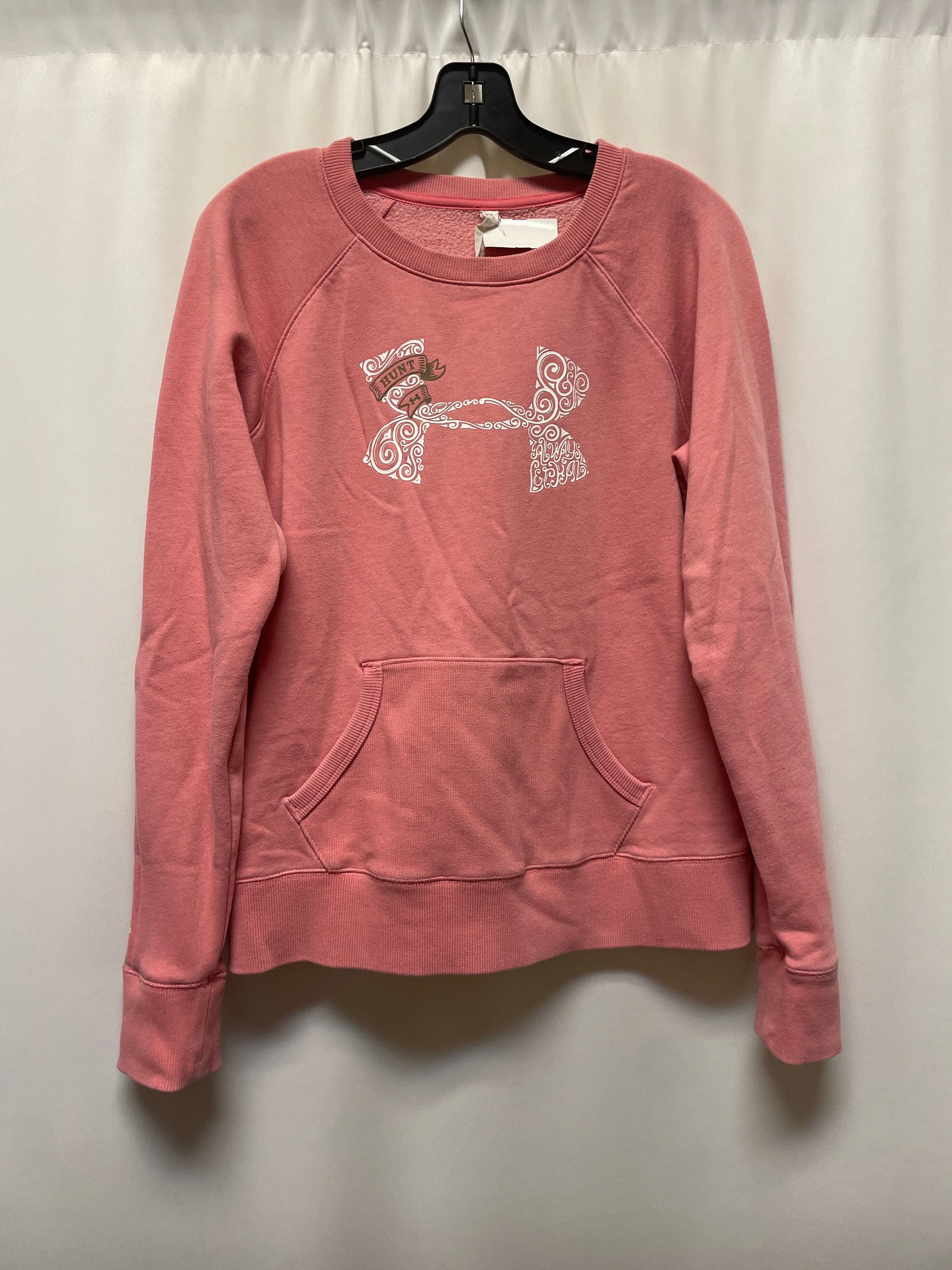 Sport Glow Cool Design Sweatshirt Crewneck By Under Armour In Pink, Size: L