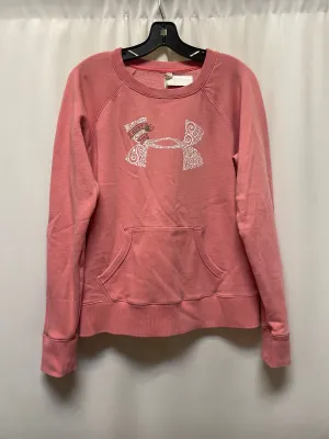 Sport Glow Cool Design Sweatshirt Crewneck By Under Armour In Pink, Size: L