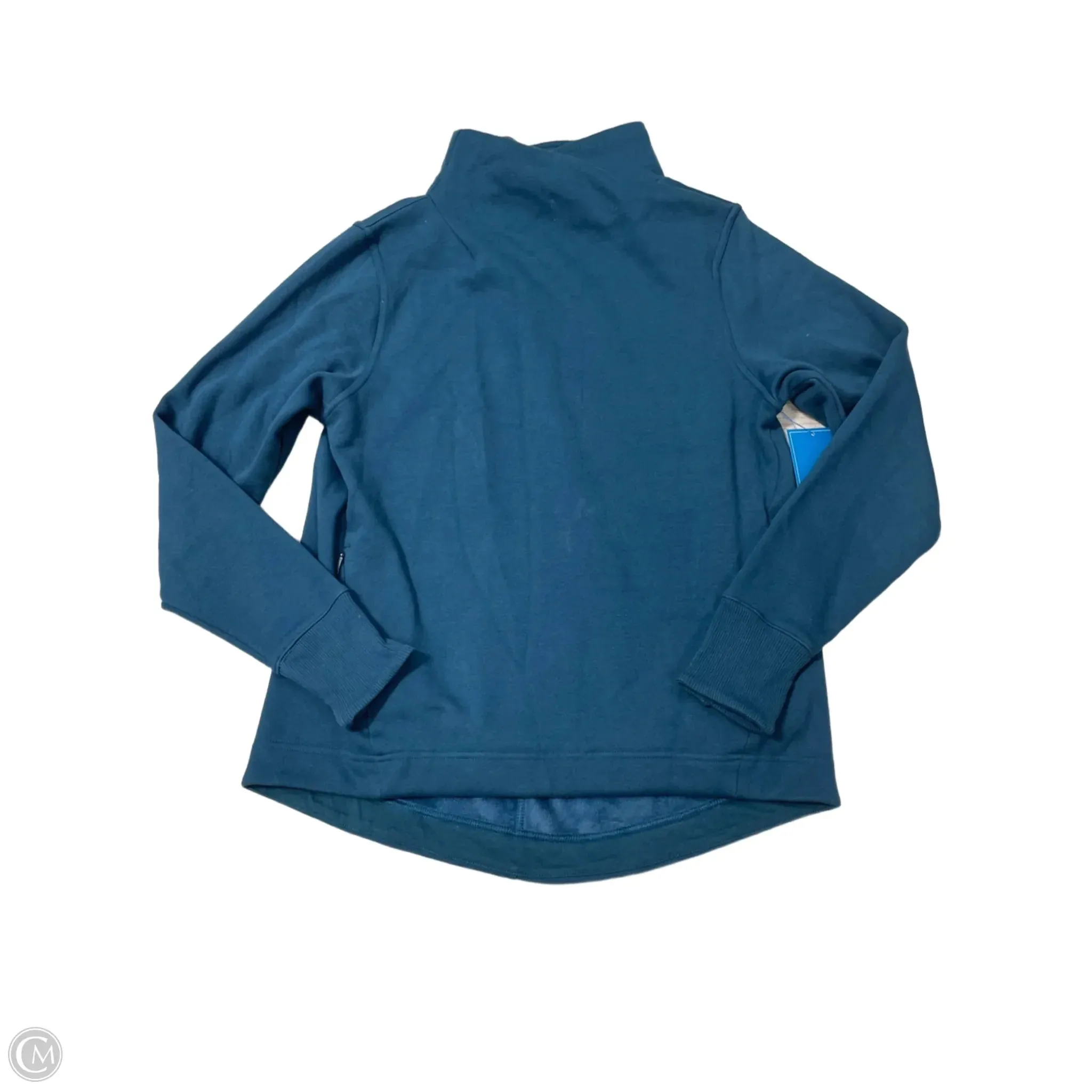 Flight Fit Seamless Design Athletic Sweatshirt Collar By Athleta In Blue, Size: S