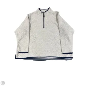 Casual Style Free Fit Sweatshirt Collar By Market & Spruce In Cream, Size: 3x