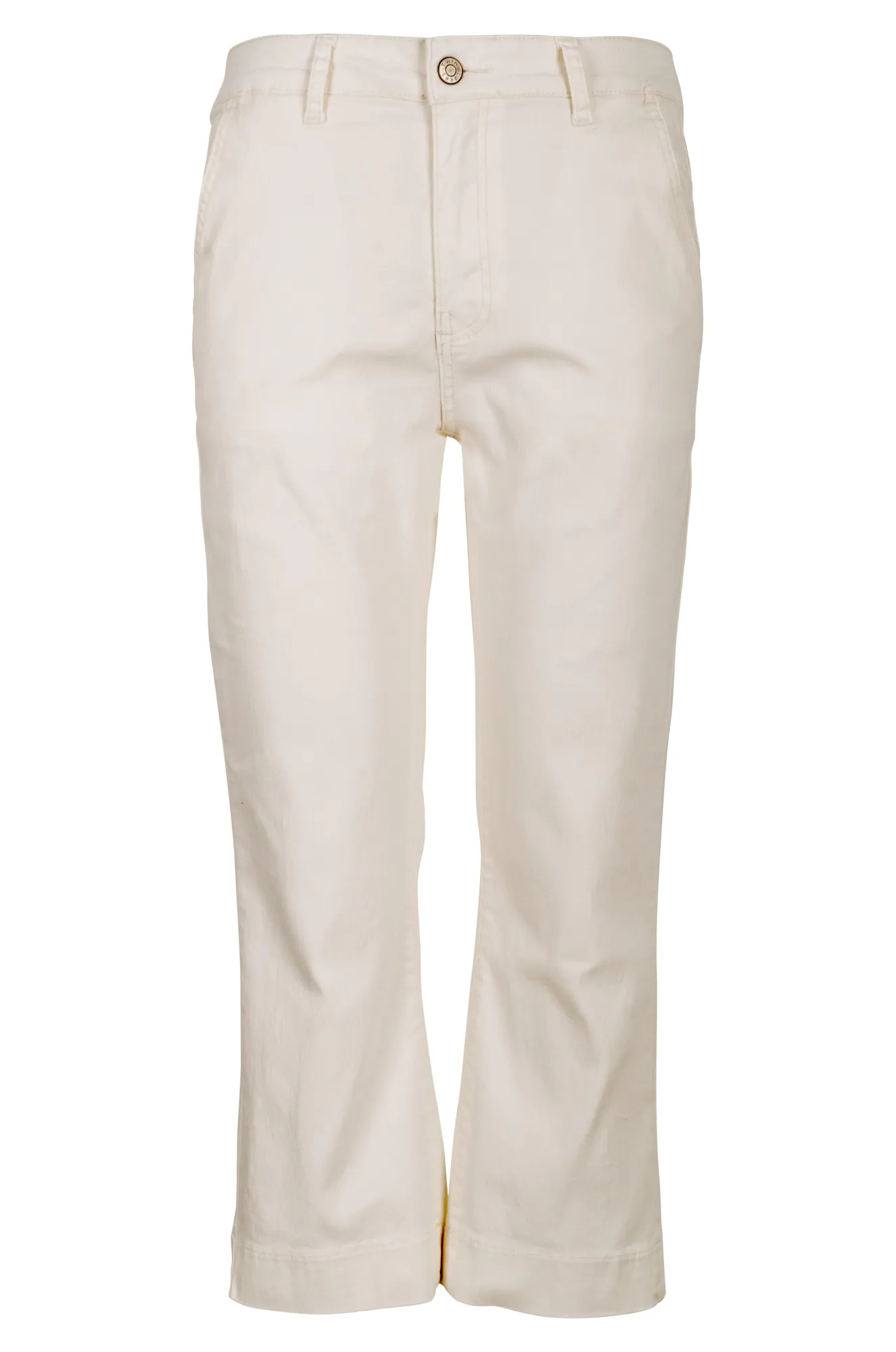 Coloured Denim Crop length Jeans | PEARL | 6905AR Adjustable Waist
