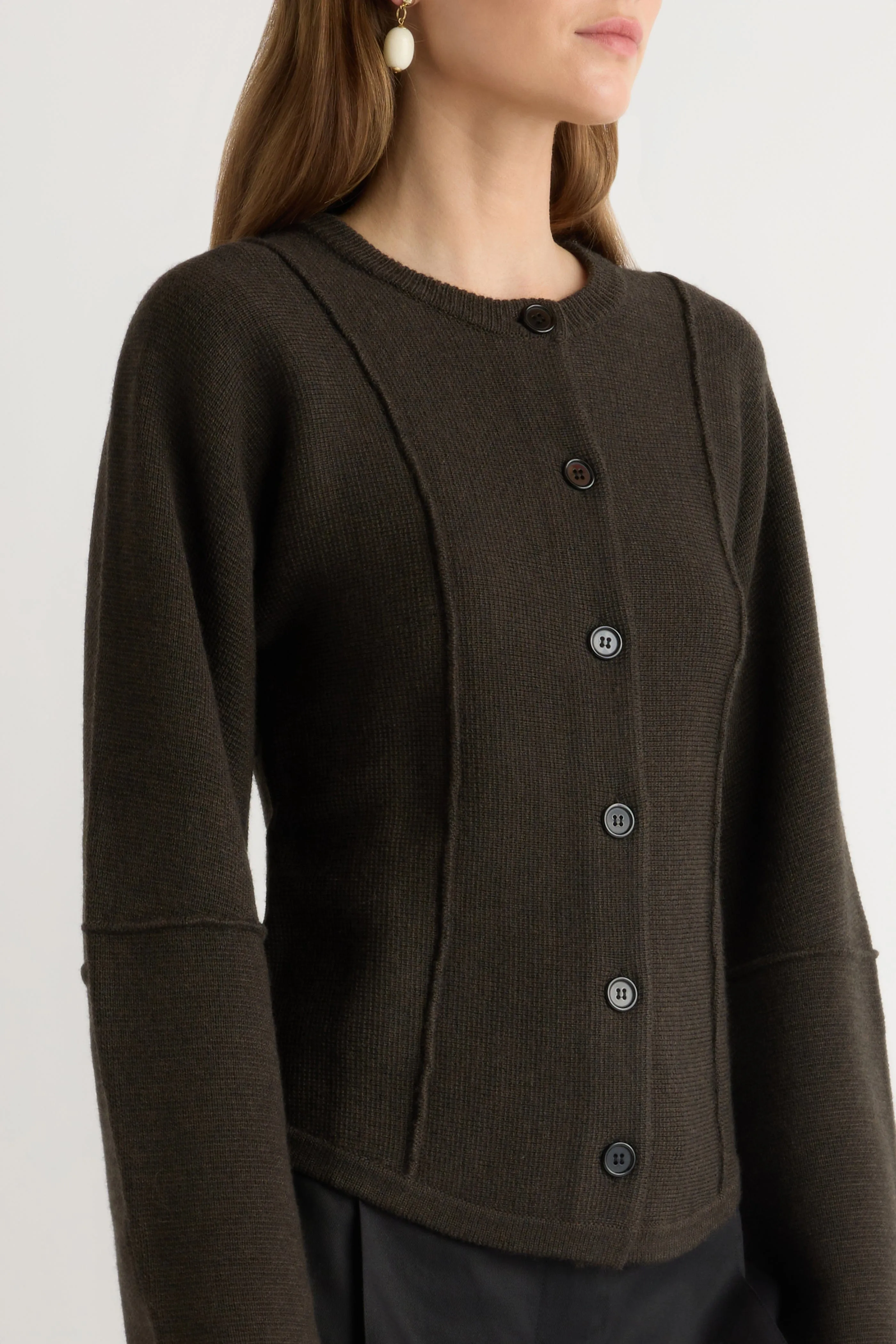 Wren Exposed-Seam Cardigan Moisture Wicking Technology Snuggle Ready