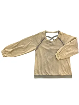 Sweatshirt Crewneck By Pol In Green, Size: S Opaque Tone Activewear Clothing