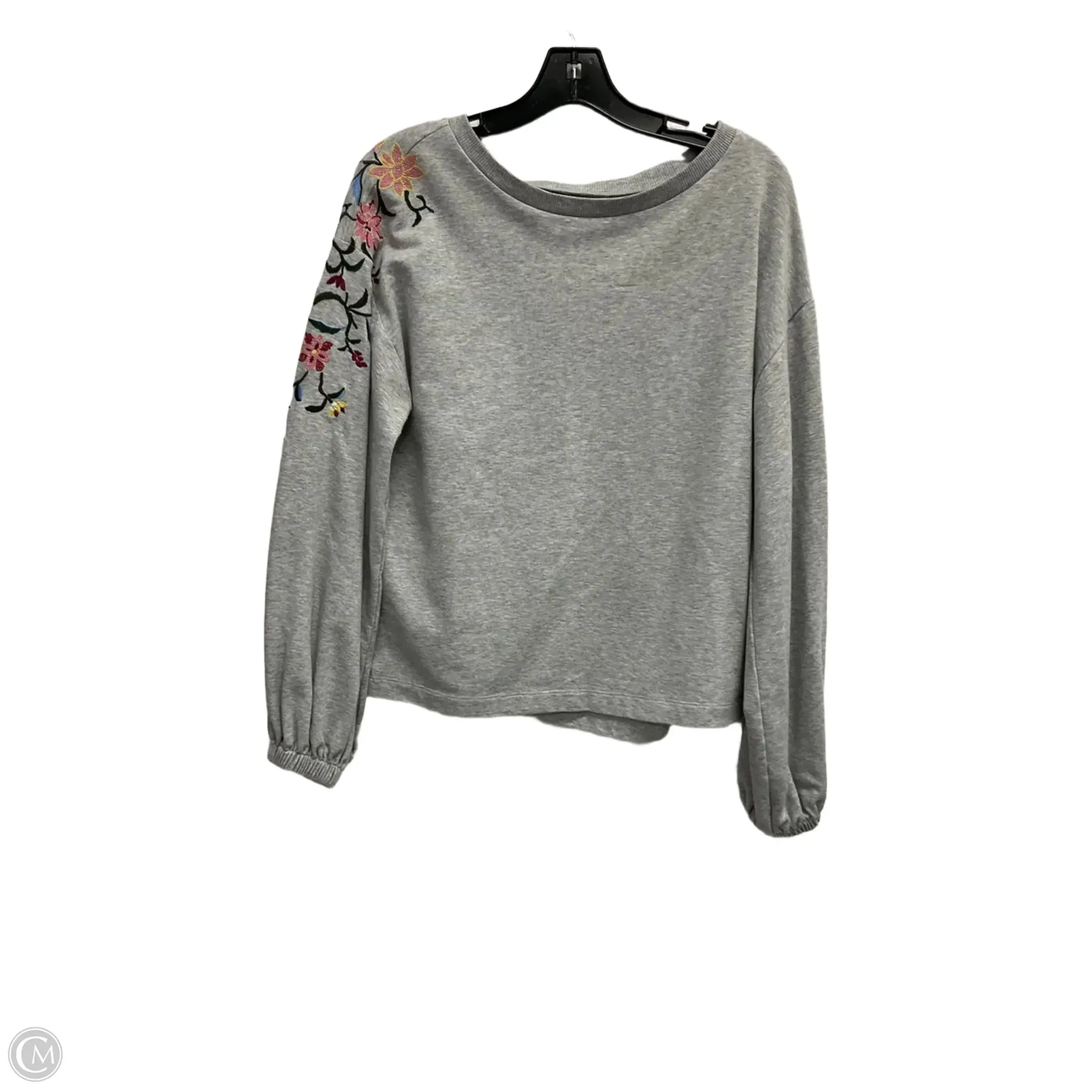 Team Edge Sweatshirt Crewneck By Ana In Grey, Size: M