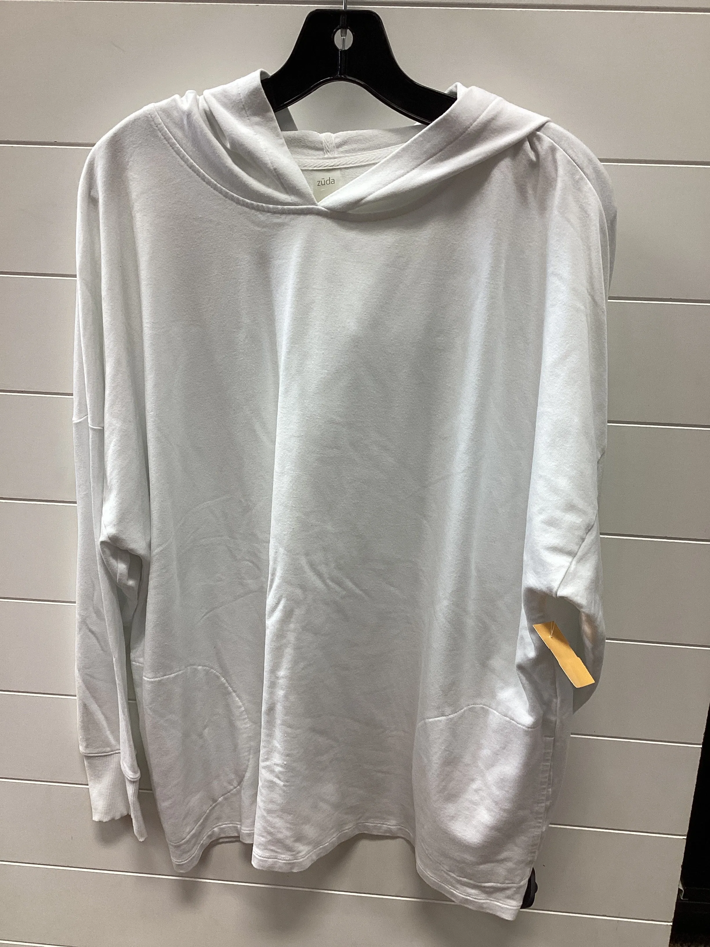Sweatshirt Hoodie By Cmc In White, Size:1X Train Ease