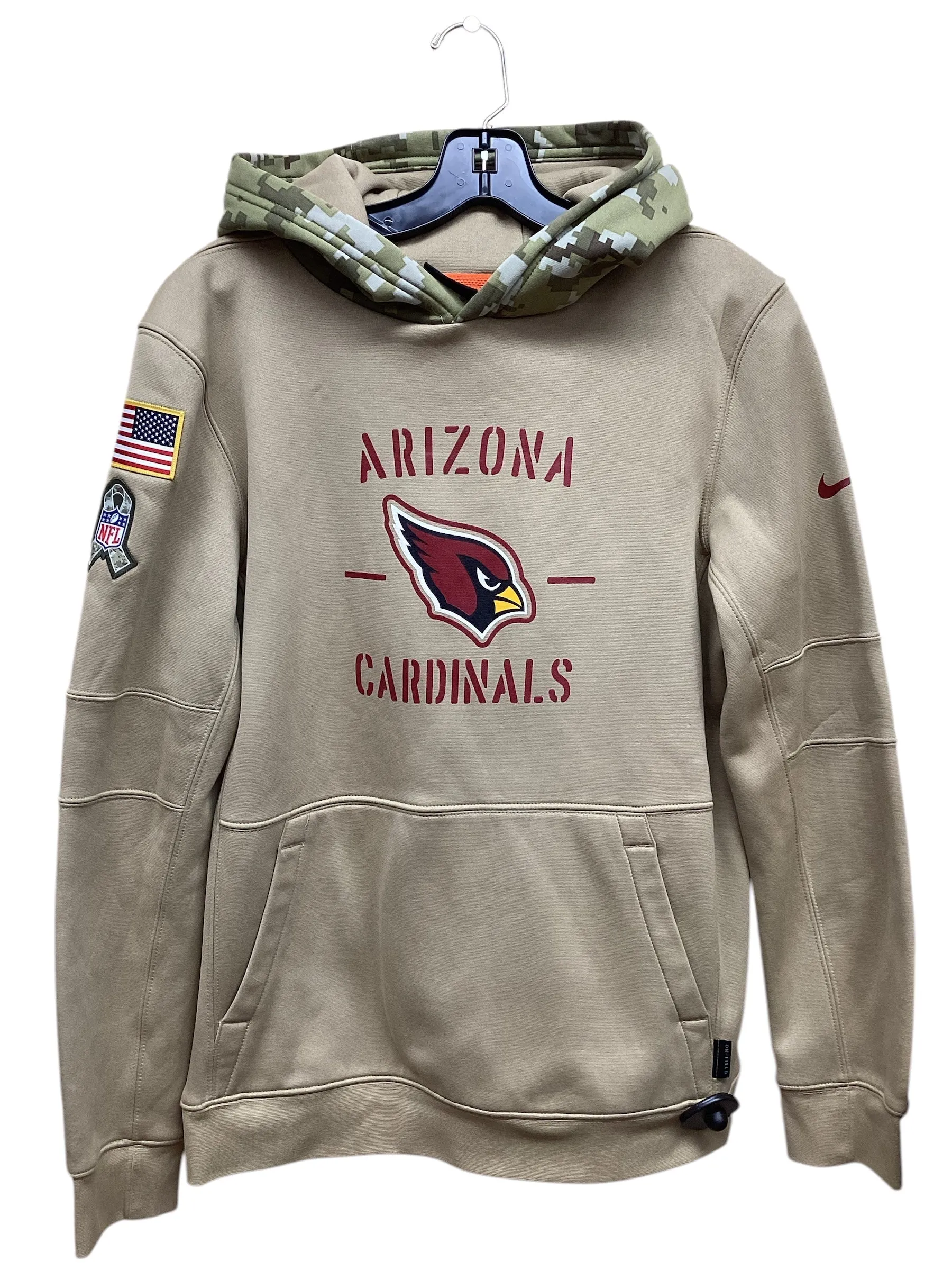Star Light Evening Chic Sweatshirt Hoodie By Nike In Tan, Size: Xl