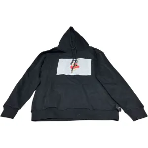 Sweatshirt Hoodie By Nice Shirt! In Black, Size: M Durable Stitching