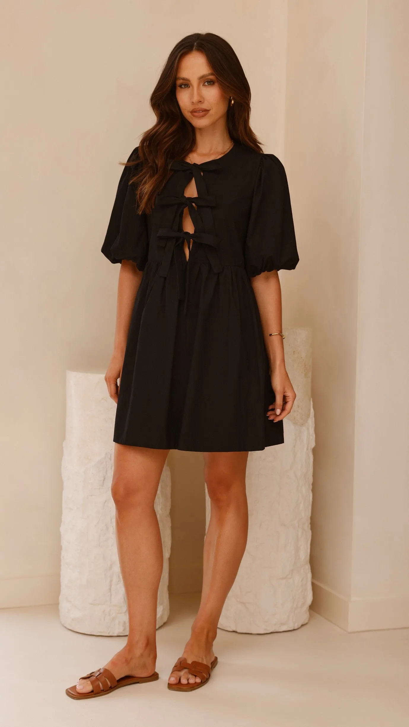 Pose Glow Arana Mini Dress - Black