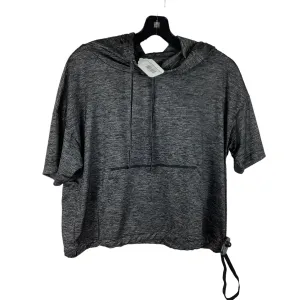 Flexible Material Tagless Design Grey Sweatshirt Hoodie Fabletics, Size S