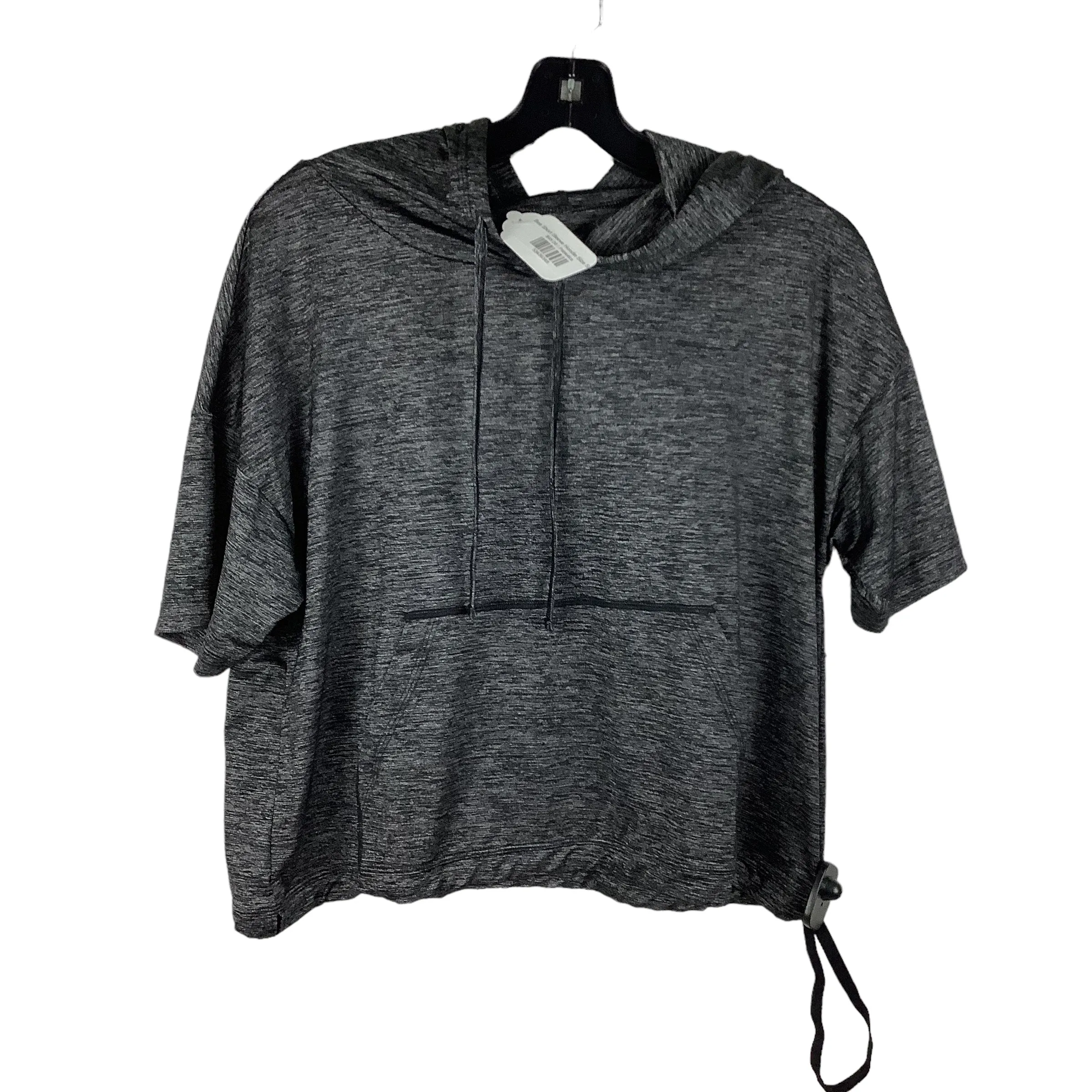 Flexible Material Tagless Design Grey Sweatshirt Hoodie Fabletics, Size S