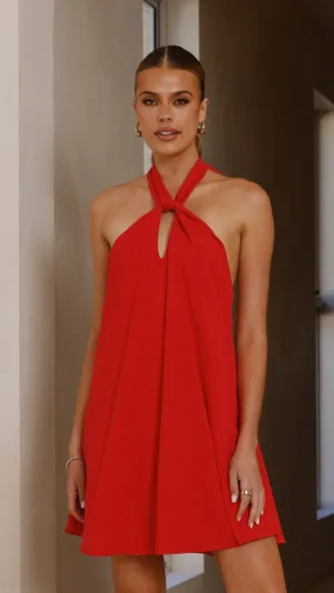 Casual Chic Wear Maja Mini Dress - Red