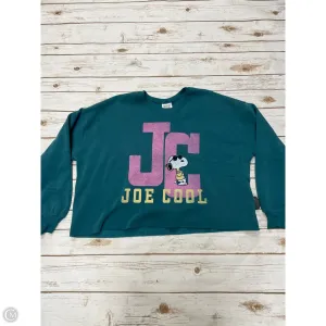 Sweatshirt Crewneck By Cme In Teal, Size: Xl Kind Soul
