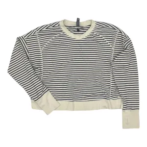 Athletic Sweatshirt Crewneck By Sweaty Betty In Cream, Size:M Durable materials