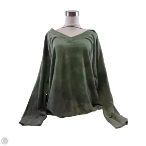 Sweatshirt Crewneck By Terra & Sky In Green, Size: 2x HygroscopicFiber