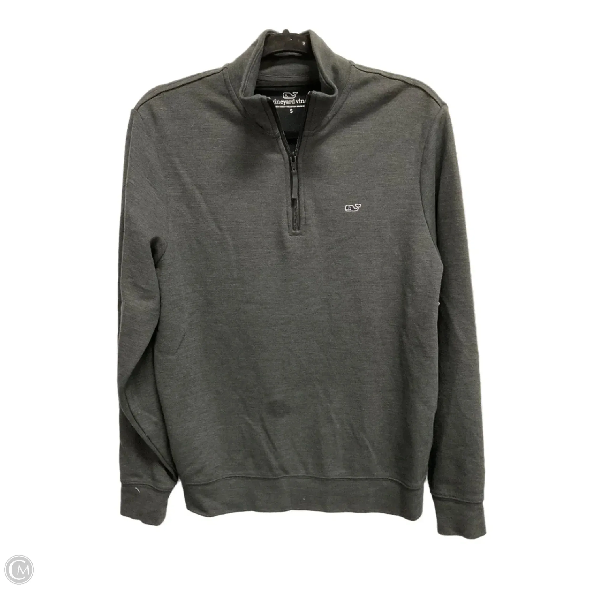All-Weather Wear Sweatshirt Collar By Vineyard Vines In Grey, Size: S
