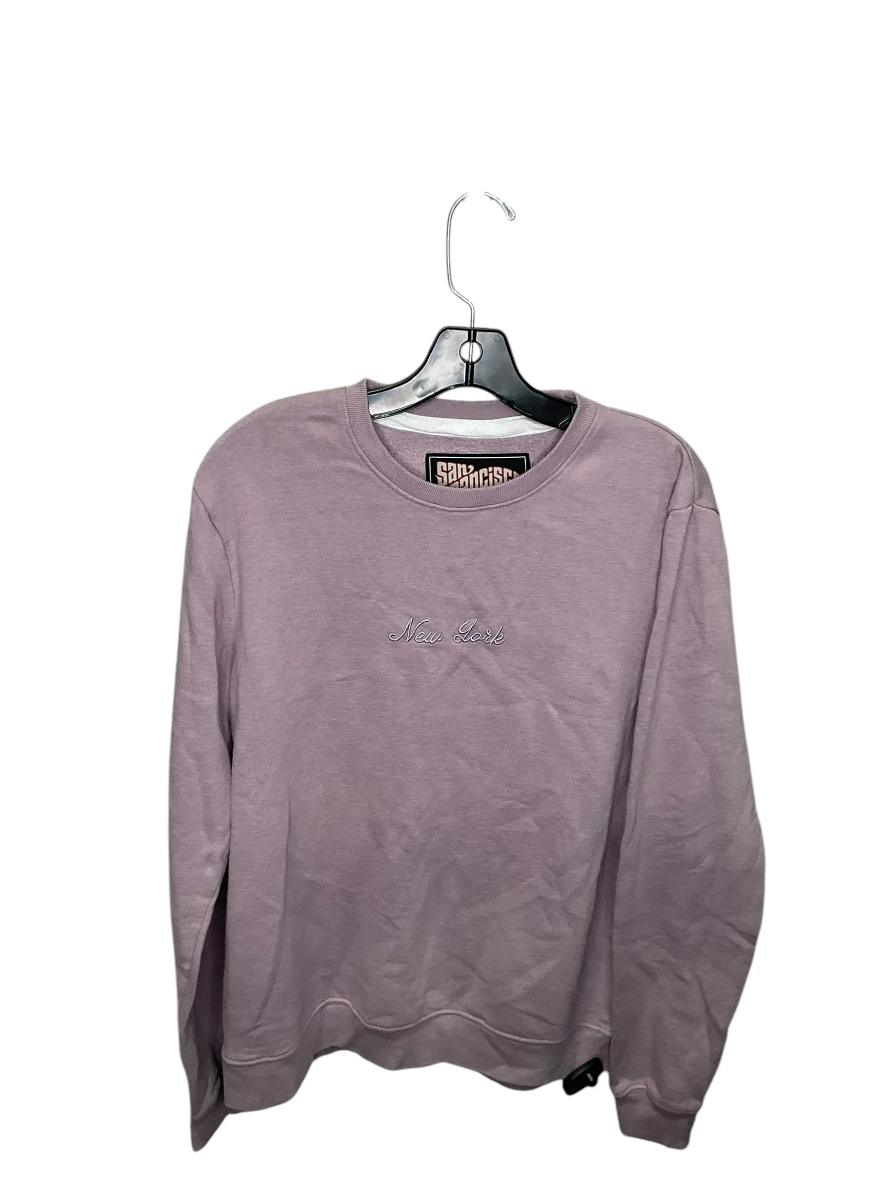 Sweatshirt Crewneck By Clothes Mentor In Purple, Size: M Cozy Robe QuickDrying Material