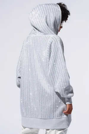 Travel Sporty TRES CHIC PASSPORT OVERSIZE ZIP UP JACKET