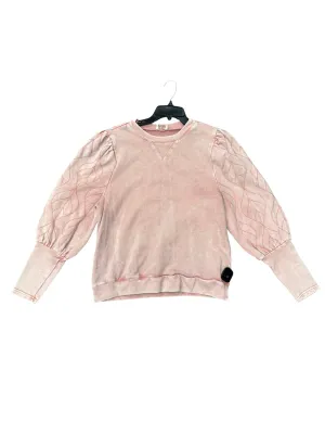 Sweatshirt Crewneck By Fate In Pink, Size: L Reinforced Hem