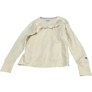 Sweatshirt Crewneck By Champion In Cream, Size: M ReflectiveDetails Strong Denim