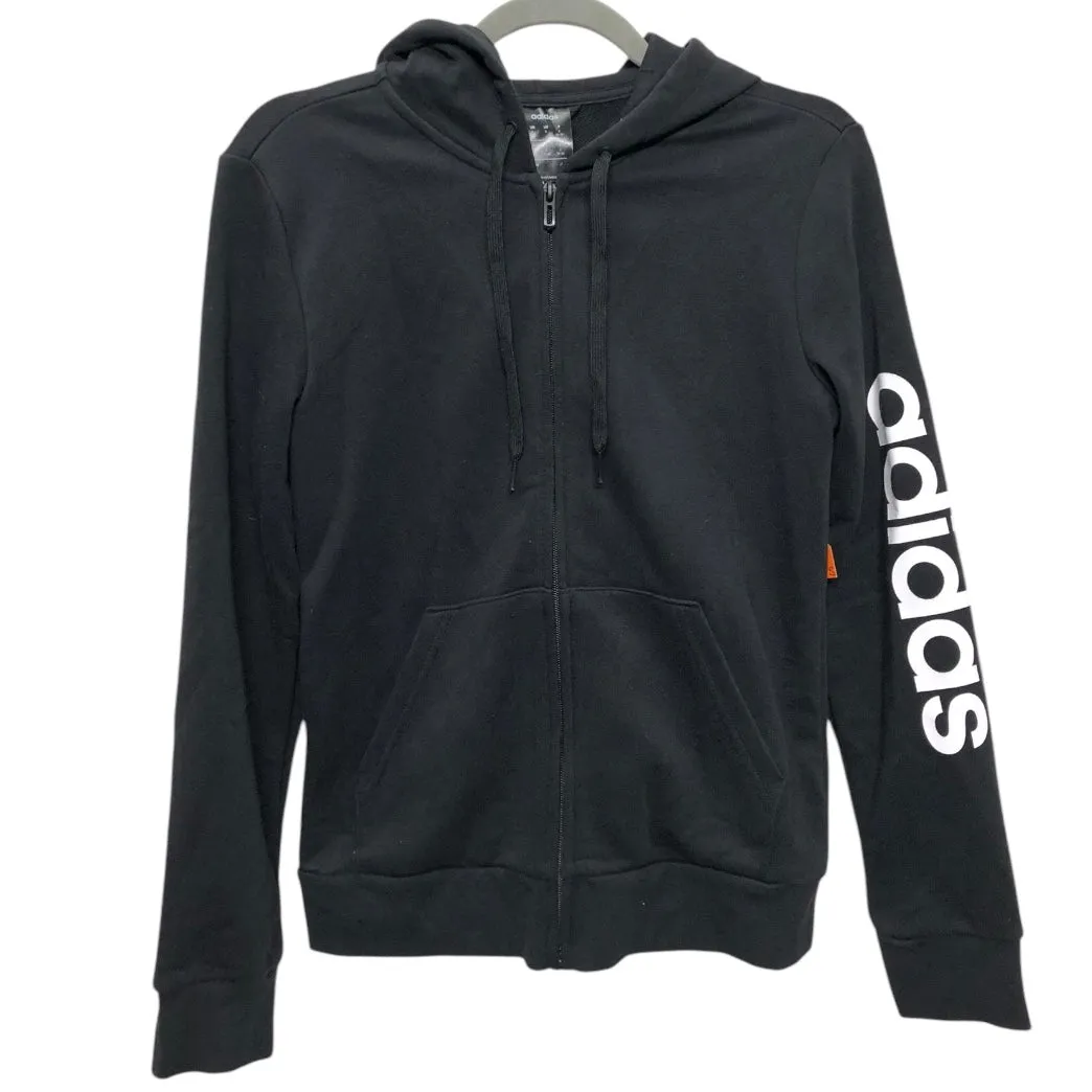 LightweightInsulation Run Core Sweatshirt Hoodie By Adidas In Black, Size:S