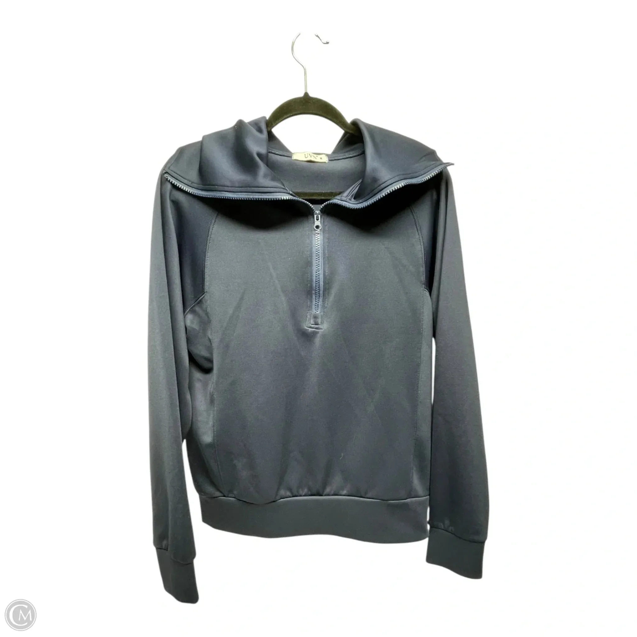 Senior Ease Lightweight clothing Sweatshirt Collar By UVN In Navy, Size: M