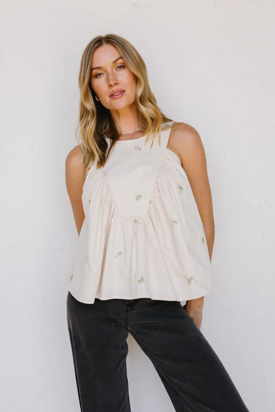 mesh panels Kenna Top
