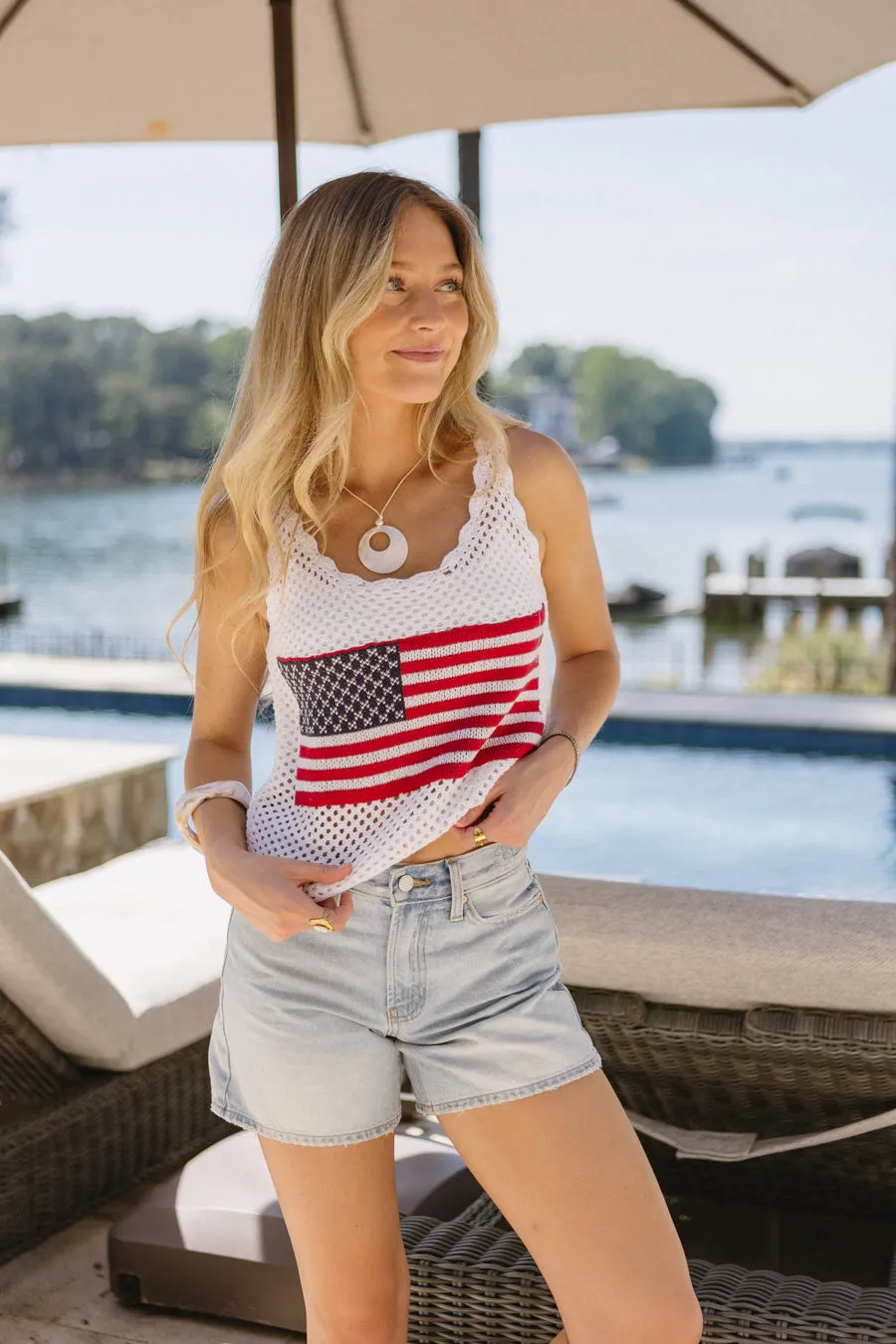 second hand Color Me America Top