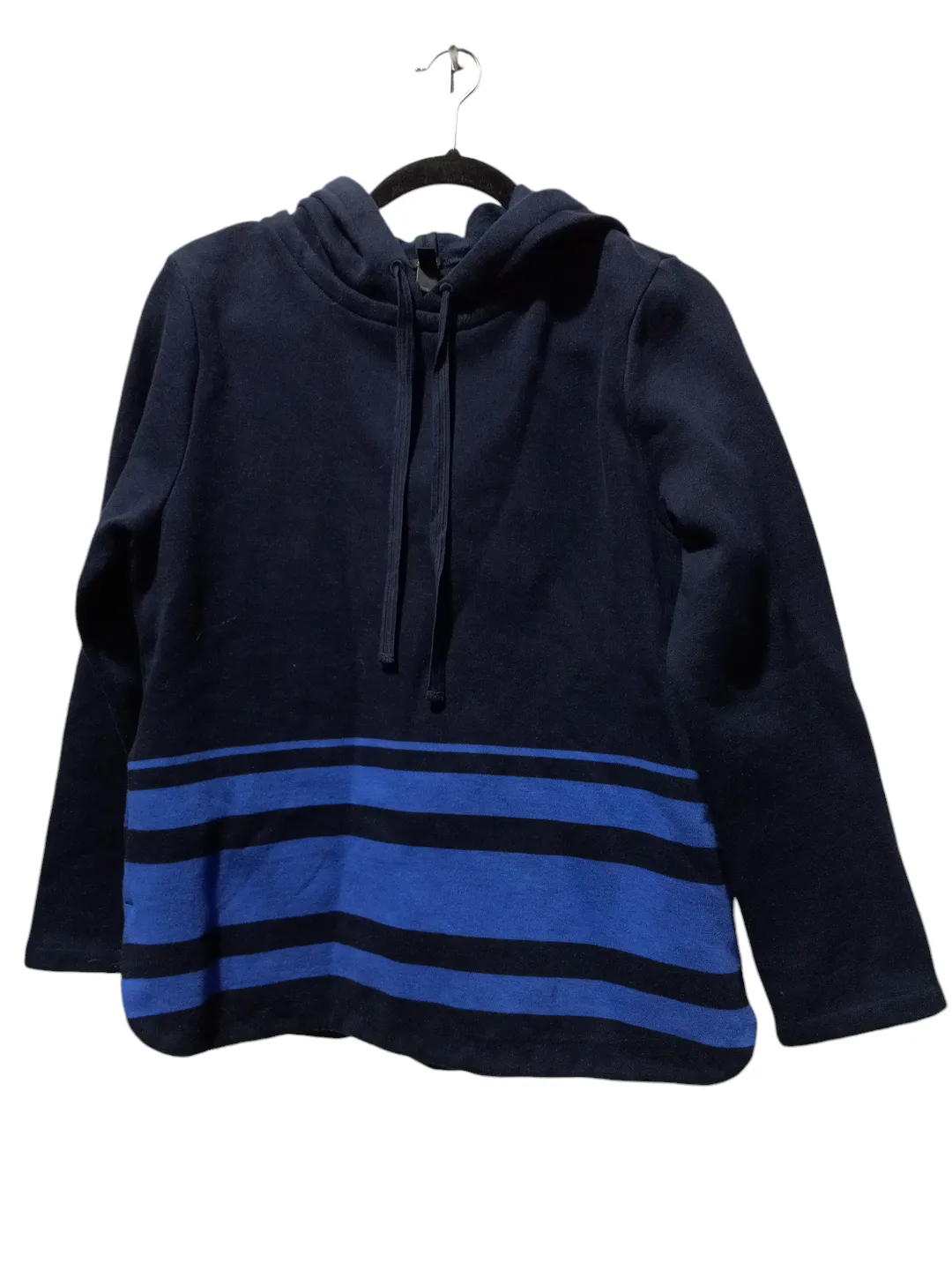 Sweatshirt Hoodie By J. Crew In Blue, Size: M Outdoor Comfort Polish Glow