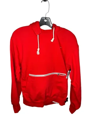 Flexible Joints Athletic Sweatshirt Hoodie By Nike In Red, Size: S