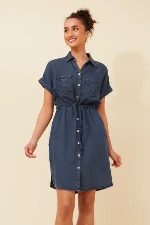 AdjustableHemline ELGA CASUAL SHIRT DRESS