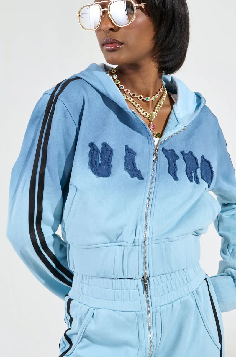 DON'T TALK TO ME I'M RUNNING ERRANDS ZIP UP SWEATSHIRT Stretchy Fit