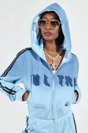 Comfy Layering DON'T TALK TO ME I'M RUNNING ERRANDS ZIP UP SWEATSHIRT