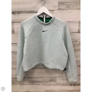 Athletic Sweatshirt Crewneck By Nike Apparel In Blue, Size: L Breathable fabric