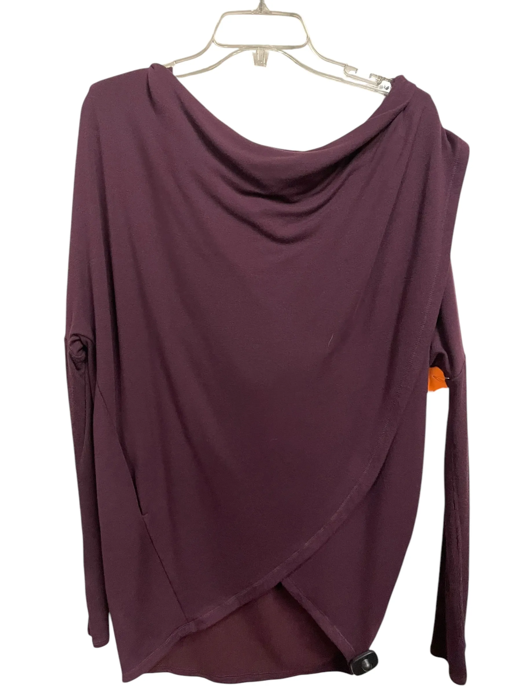 Creative Glow Outdoor Look Athletic Sweatshirt Hoodie By Athleta In Purple, Size: Xs