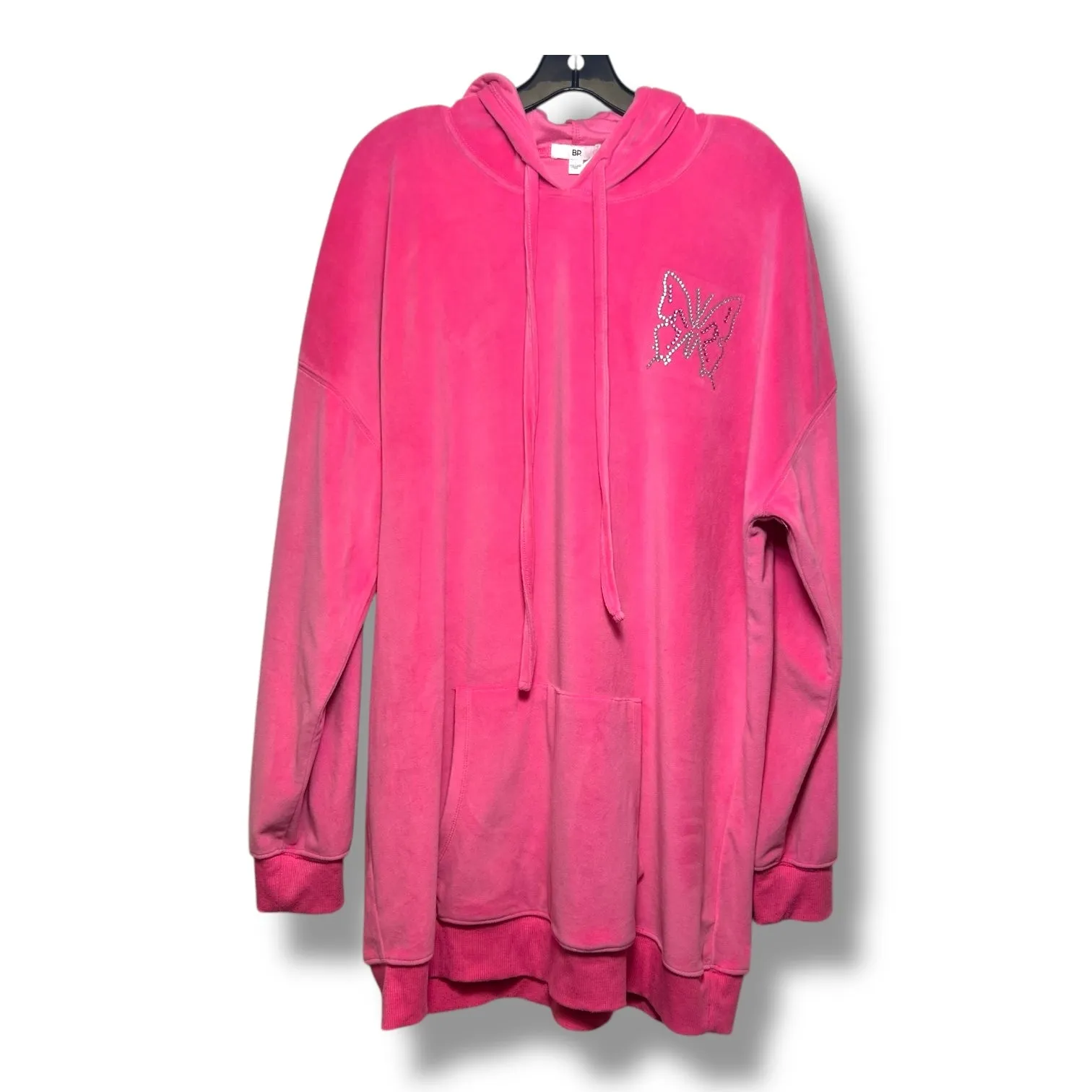 Sweatshirt Hoodie By Bp In Pink, Size: L Wide Glow Stretchable Material