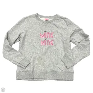 Colorfast Technology Workwear Essentials Sweatshirt Designer By Kate Spade In Grey & Pink, Size: S