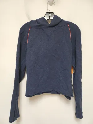 Relaxed Cut Athletic Sweatshirt Hoodie By Lululemon In Blue, Size: 6