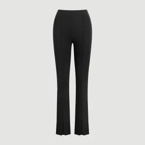 Cozy Fit AntiStaticFinish Cass Front-Split Ponte Stretch Pant (Petite)