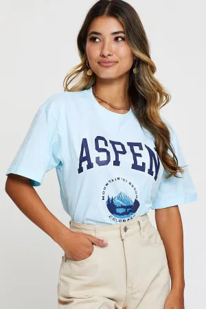 Green Graphic T-Shirt Short Sleeve homecoming