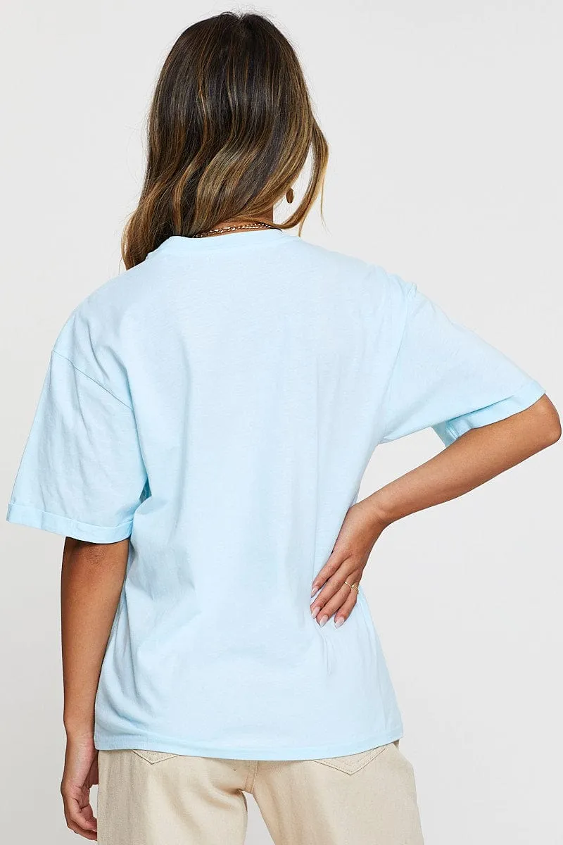 Anti Odor Treatment Soft & Smooth Green Graphic T-Shirt Short Sleeve
