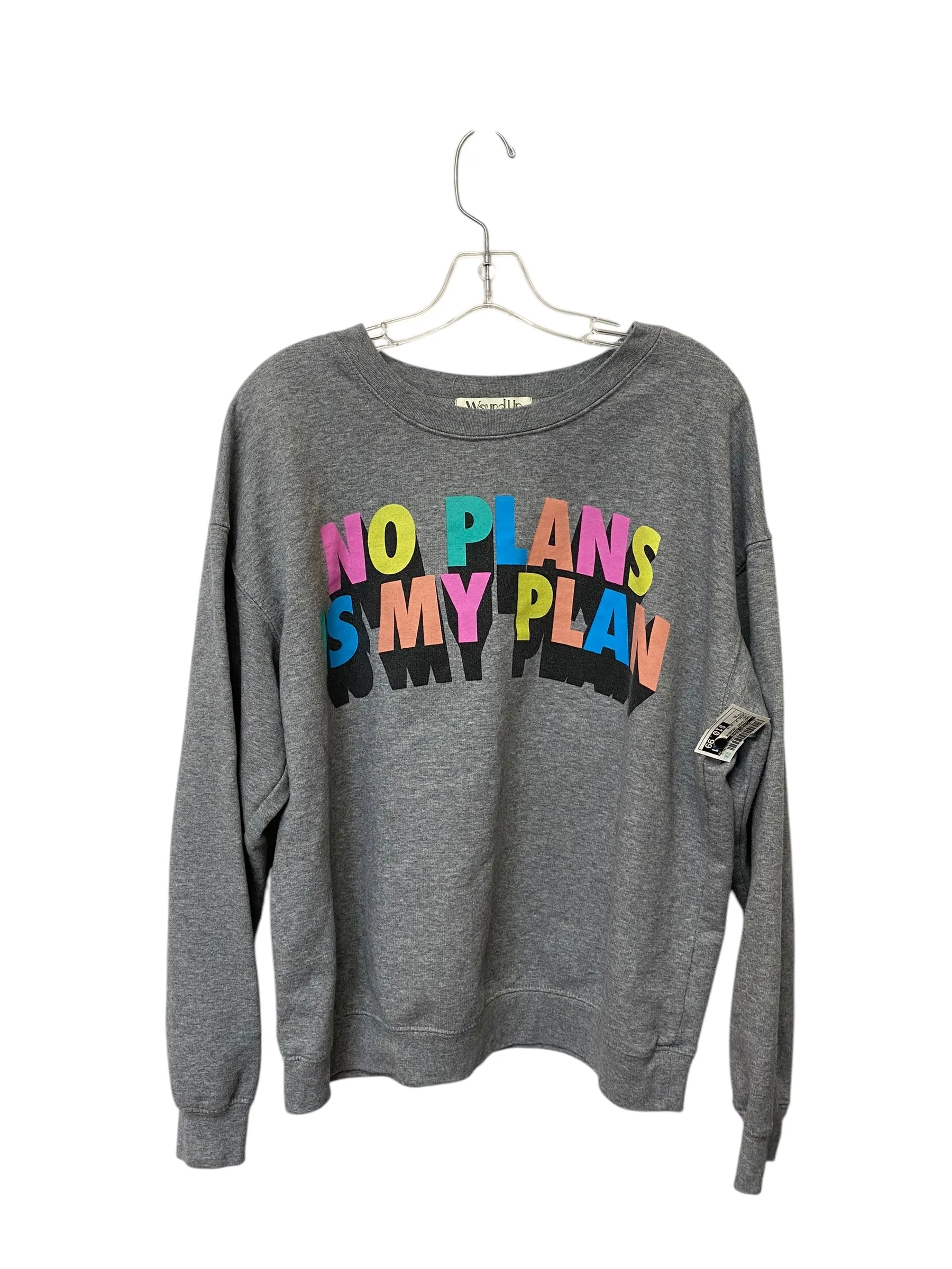 Sweatshirt Crewneck By Clothes Mentor In Grey, Size: Xl Senior Ease Evening Glow