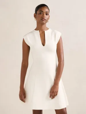 City Shine Relaxed Chic Katerina Petite Crepe Knit Mini Dress