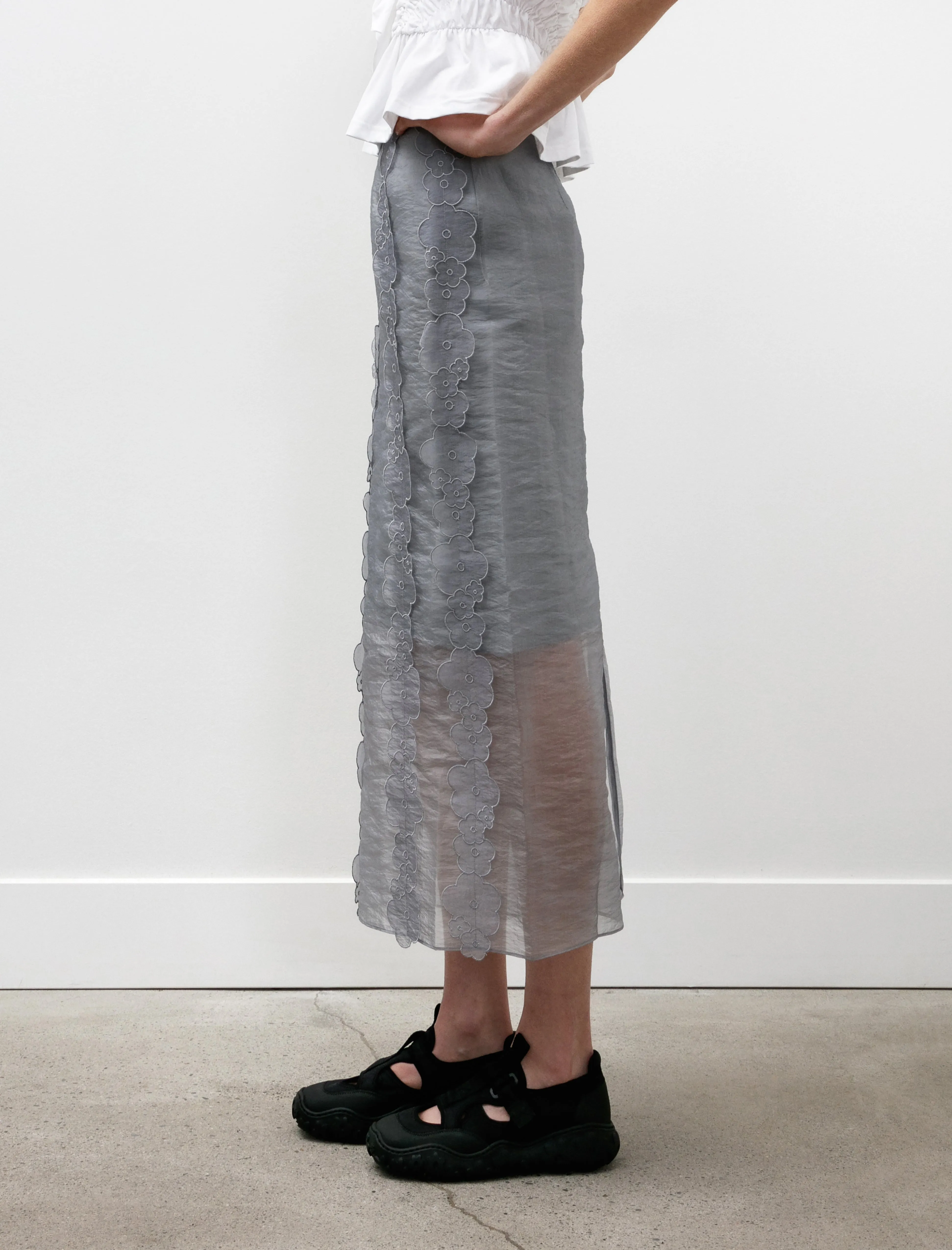 Olympia Skirt Liquid Myrtia Grey Trendy Outfit